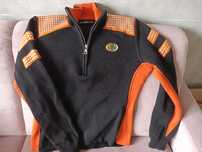 Gruba bluza damska 100% merino kolor jak KTM