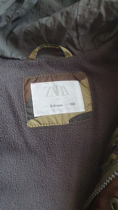 Kurtka zimowa chłopięca Zara rozmiar 104