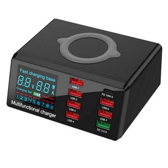 carregador carga rápida usb carregador em S/fio pd 100 w