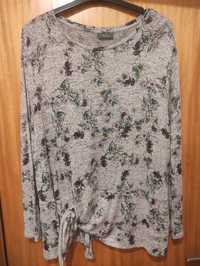 Camisola Malha C&A XL Oversize Flores Como Nova