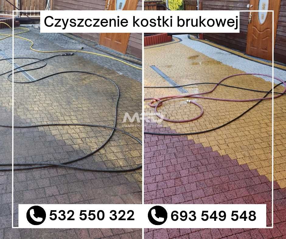 Mycie, czyszczenie, dachów, elewacji, kostki brukowej, przeszkleń
