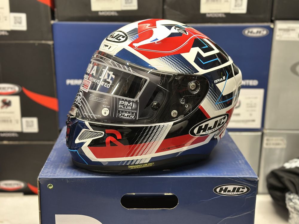 Kask motocyklowy HJC RPHA 11 NECTUS rozmiar S Szyba X2, pinlock!