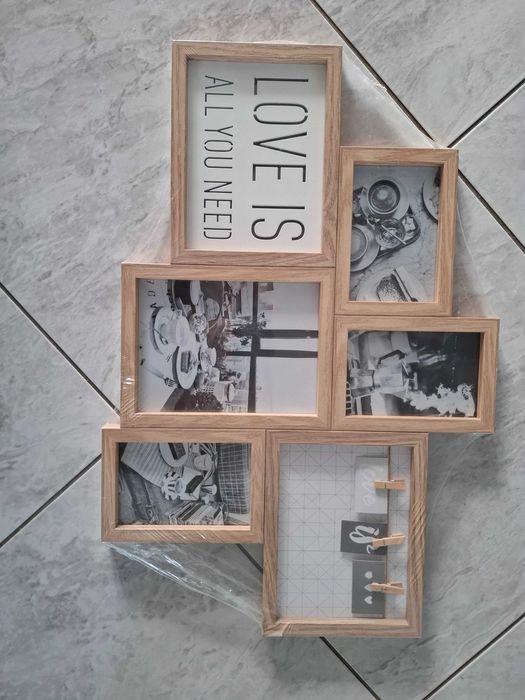 ramka multiramka do zdjęć sosna Home You  2 sztuki NOWE