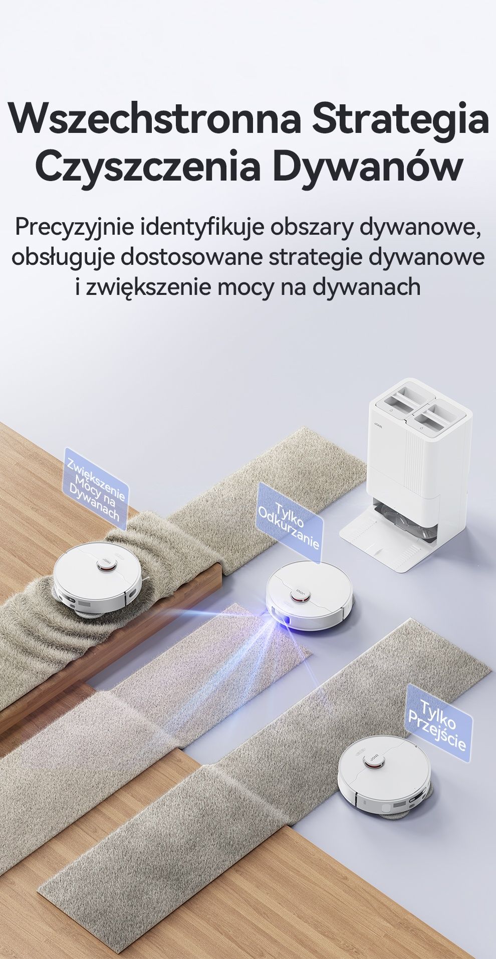 Jonr p20 pro nowy robot odkurzacz plus mop