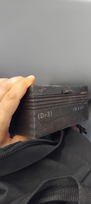 Caixa de charutos em madeira