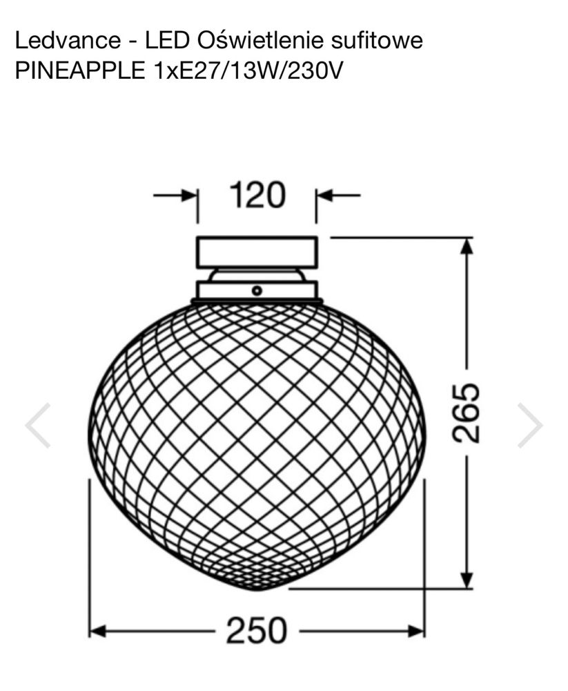 Lampa wisząca Ledvance