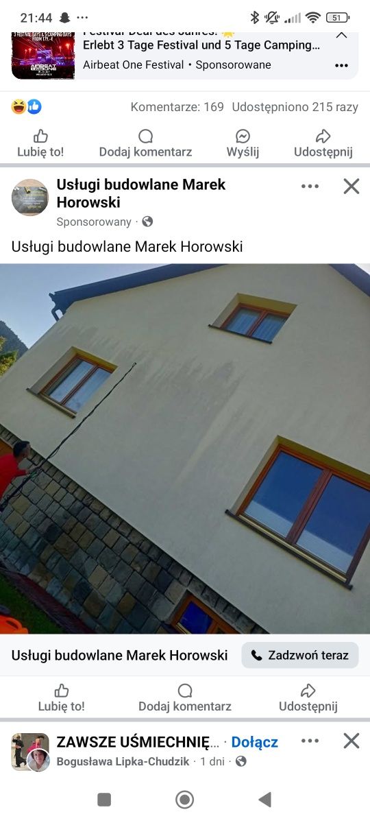 Mycie Elewacji, Malowanie Elewacji