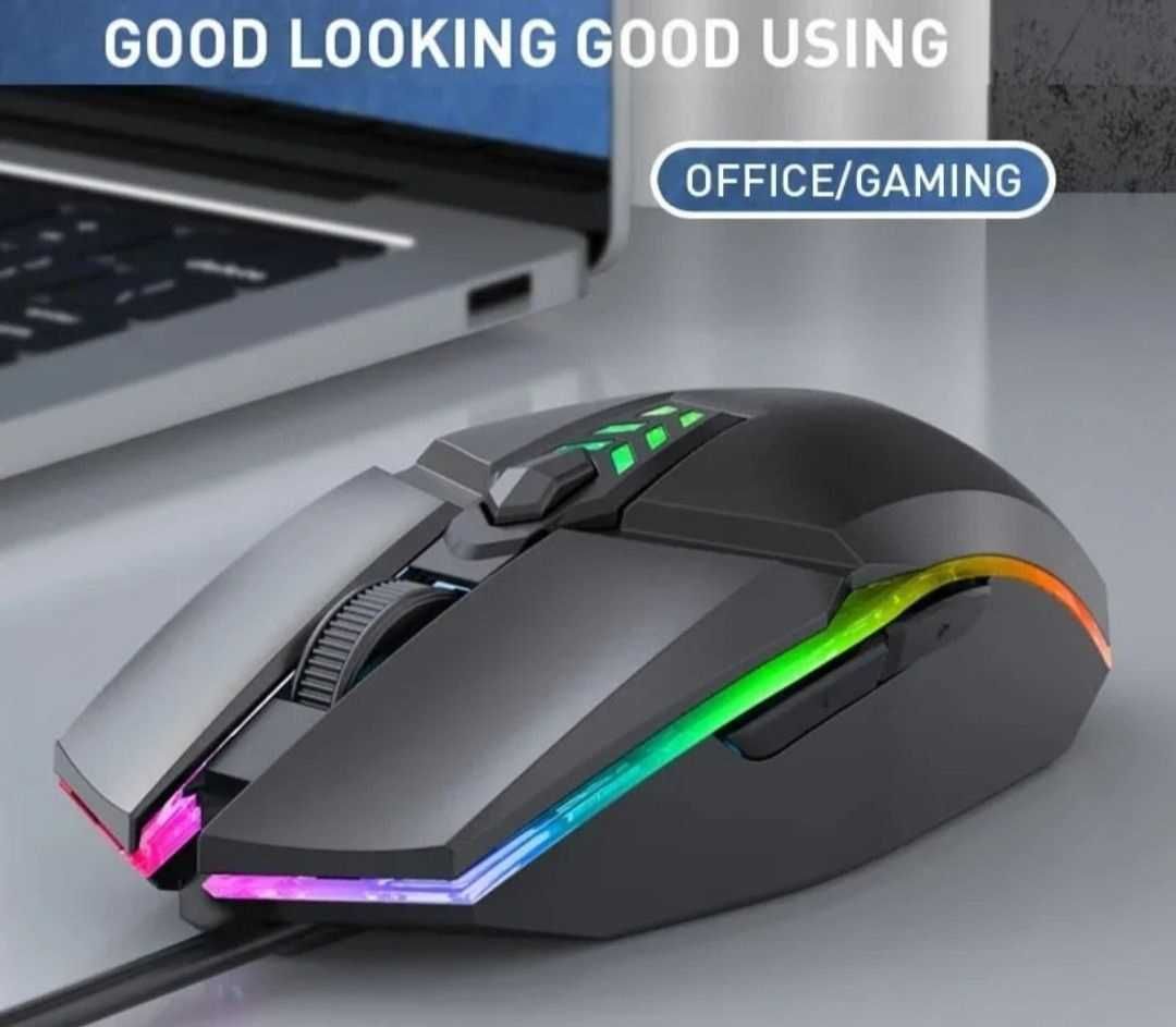 Мишка ігрова геймерська Gaming Mouse із RGB підсвіткою (мышь)