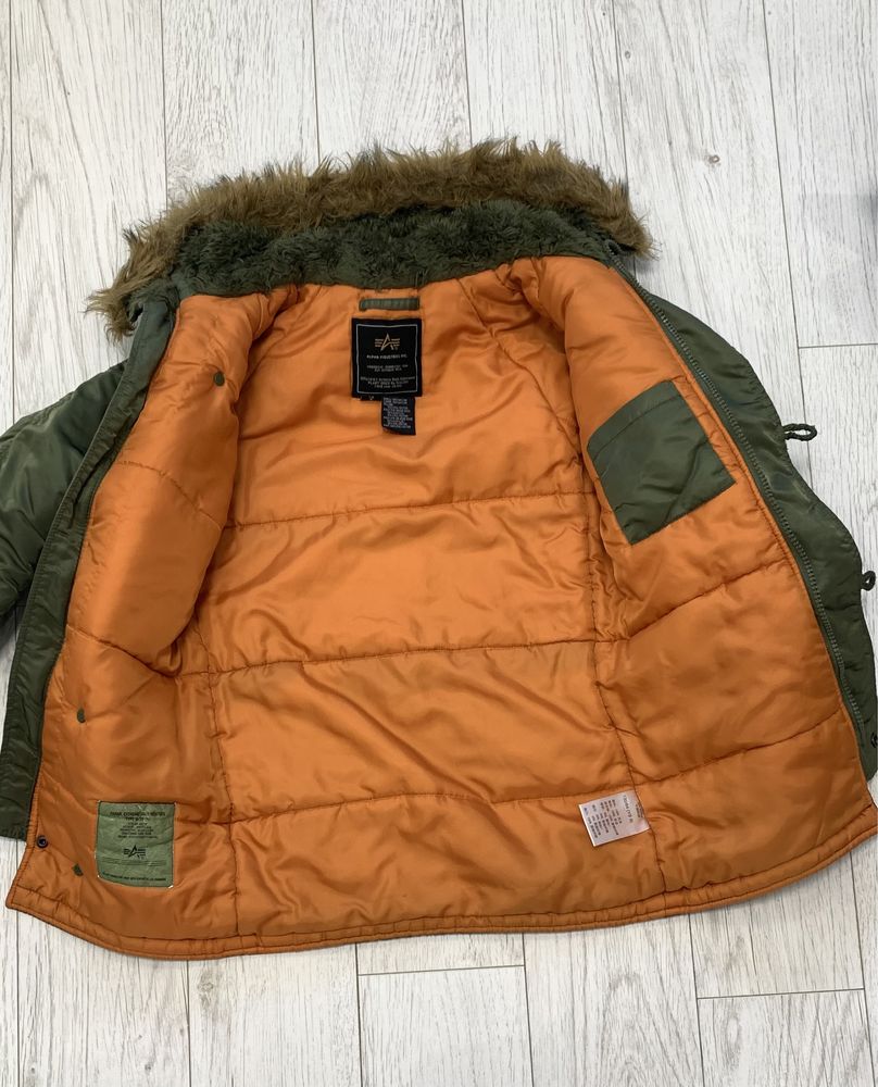 Дитяча зимова куртка/парка Аляска YOUTH N-3B PARKA Alpha industries