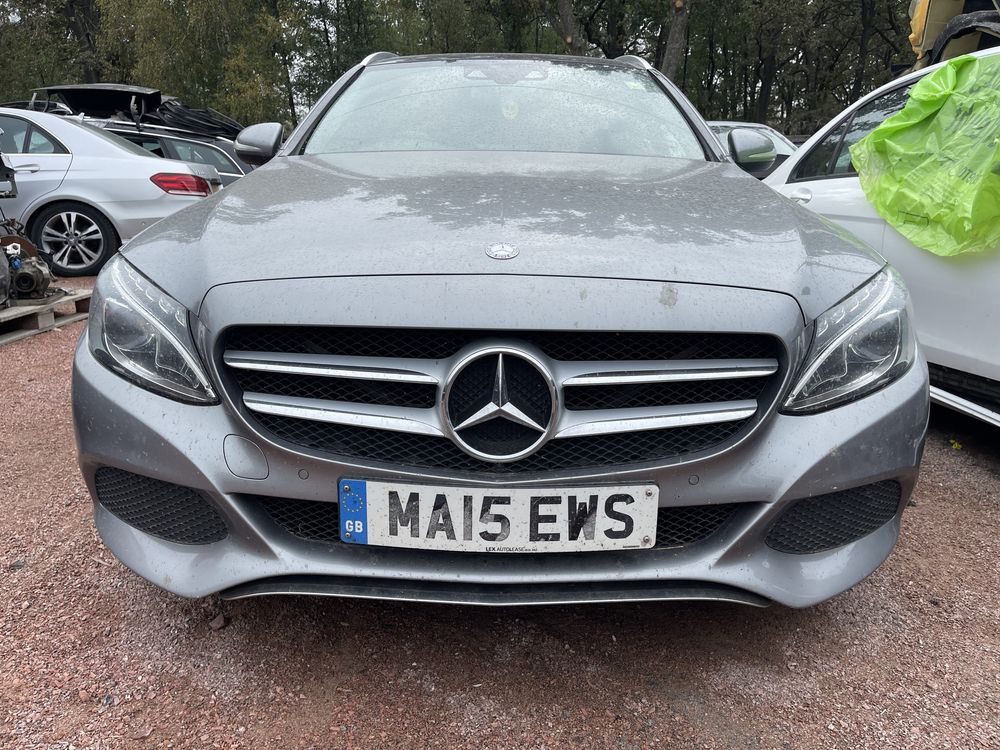 Морда капот бампер фара W205 Mercedes C Class 205