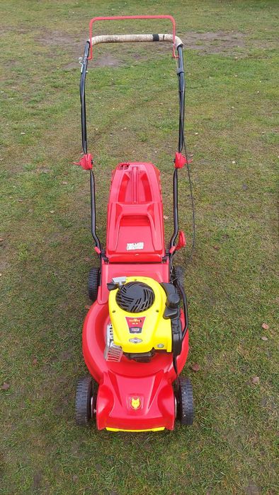 Kosiarka spalinowa  wolf garten jak nowa w bdb  kosz 5.5hp silnik brig