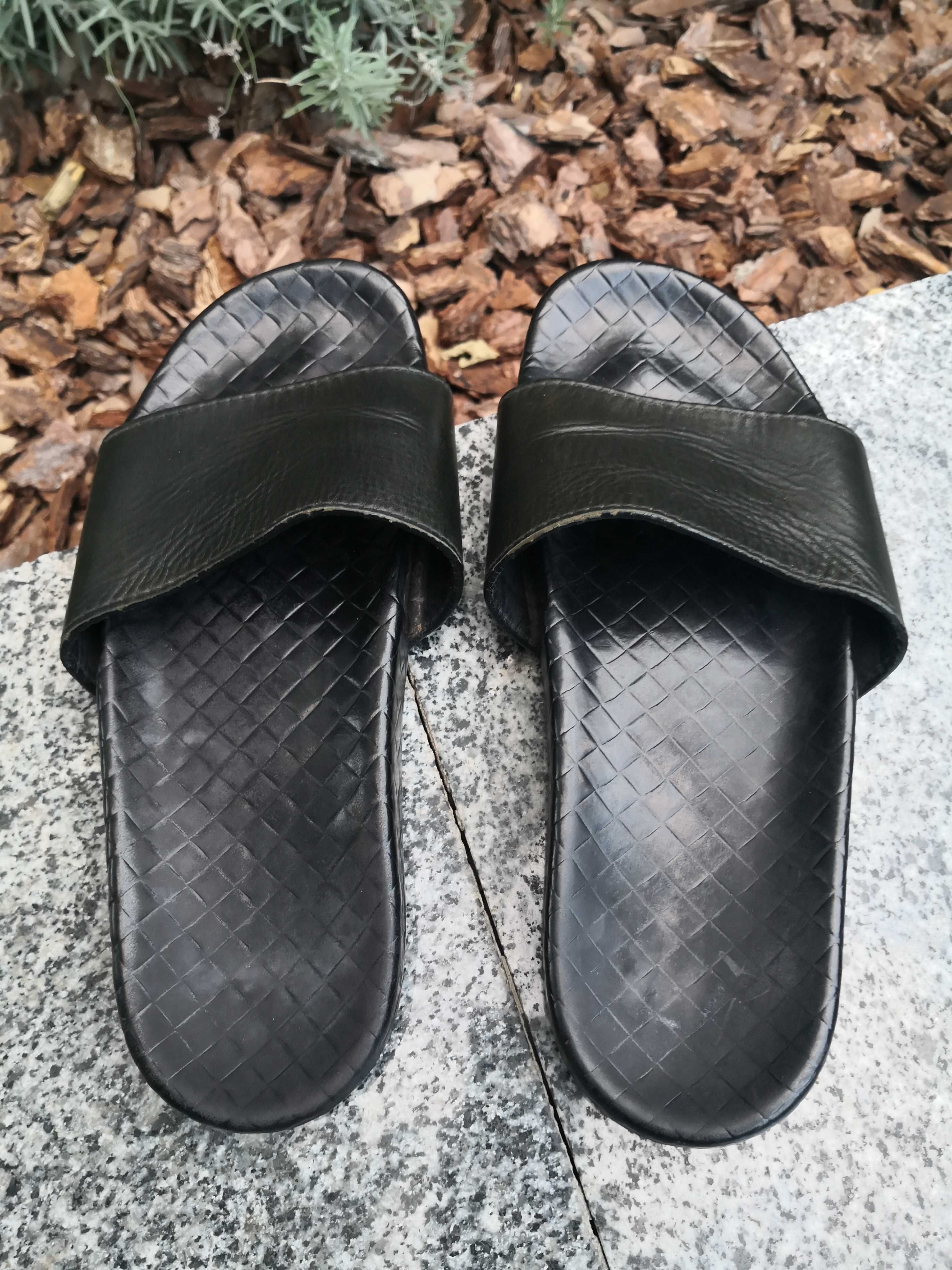 Шлепанцы Bottega Veneta ( Боттега Венета), Италия, оригинал, кожа, 43.
