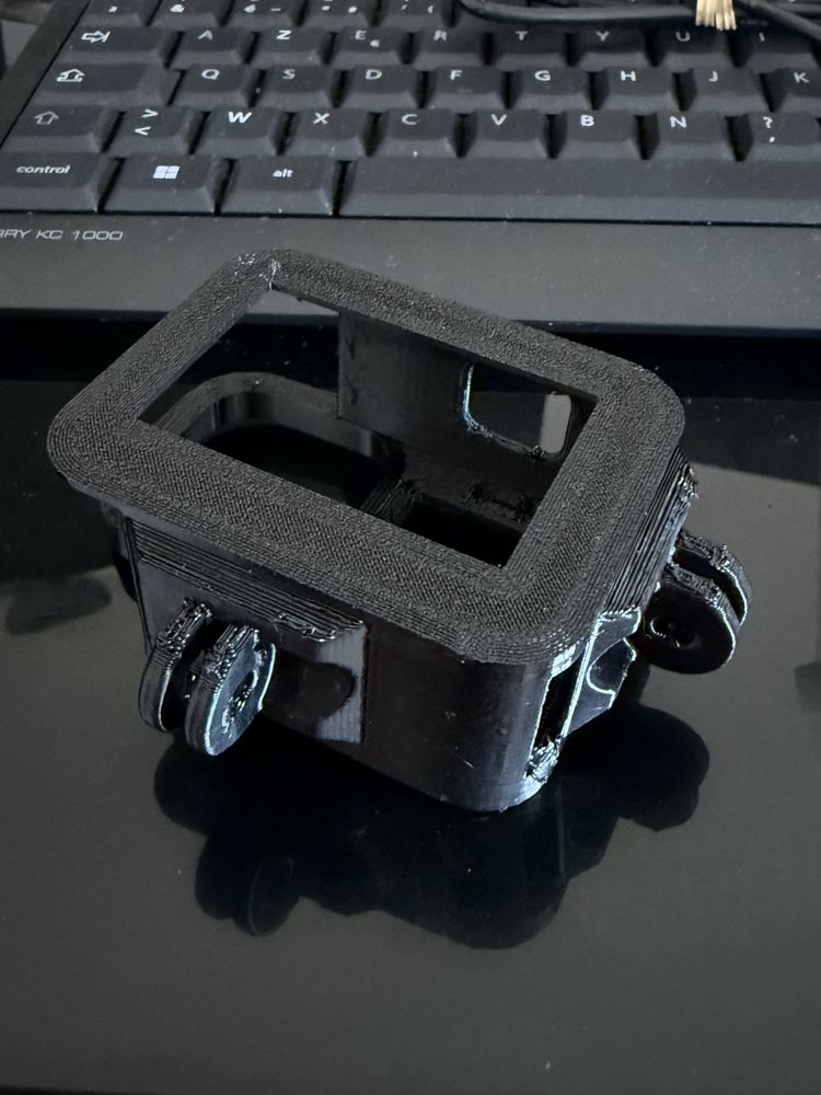 Suporte Gopro 10/11/12/13 vertical e horizontal para drone Fpv