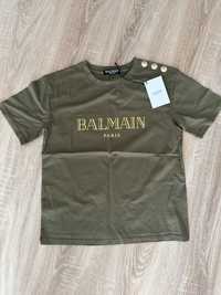 Koszulka Balmain t-shirt bluzka Paris guziki