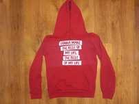Czerwona bluza (hoodie) damska z kapturem | r. M | MSHLL GIRL