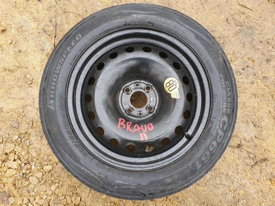 FIAT R16 ORYGINALNE KOŁO 4x98 205/55/R16 ZAPASOWE FELGA ET31 518216690 BRAVO II