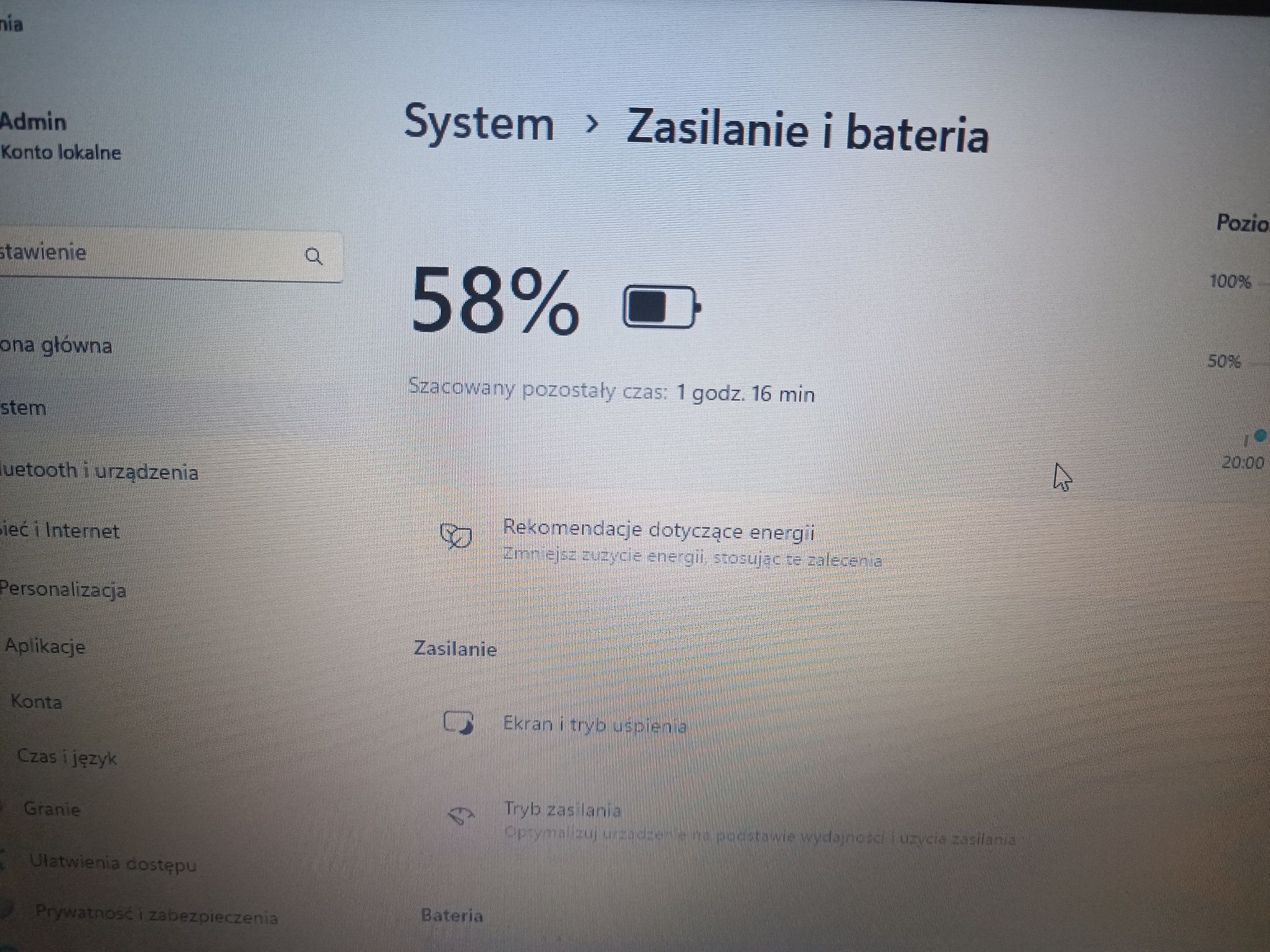 Asus S551LN procesor i7 windows 11