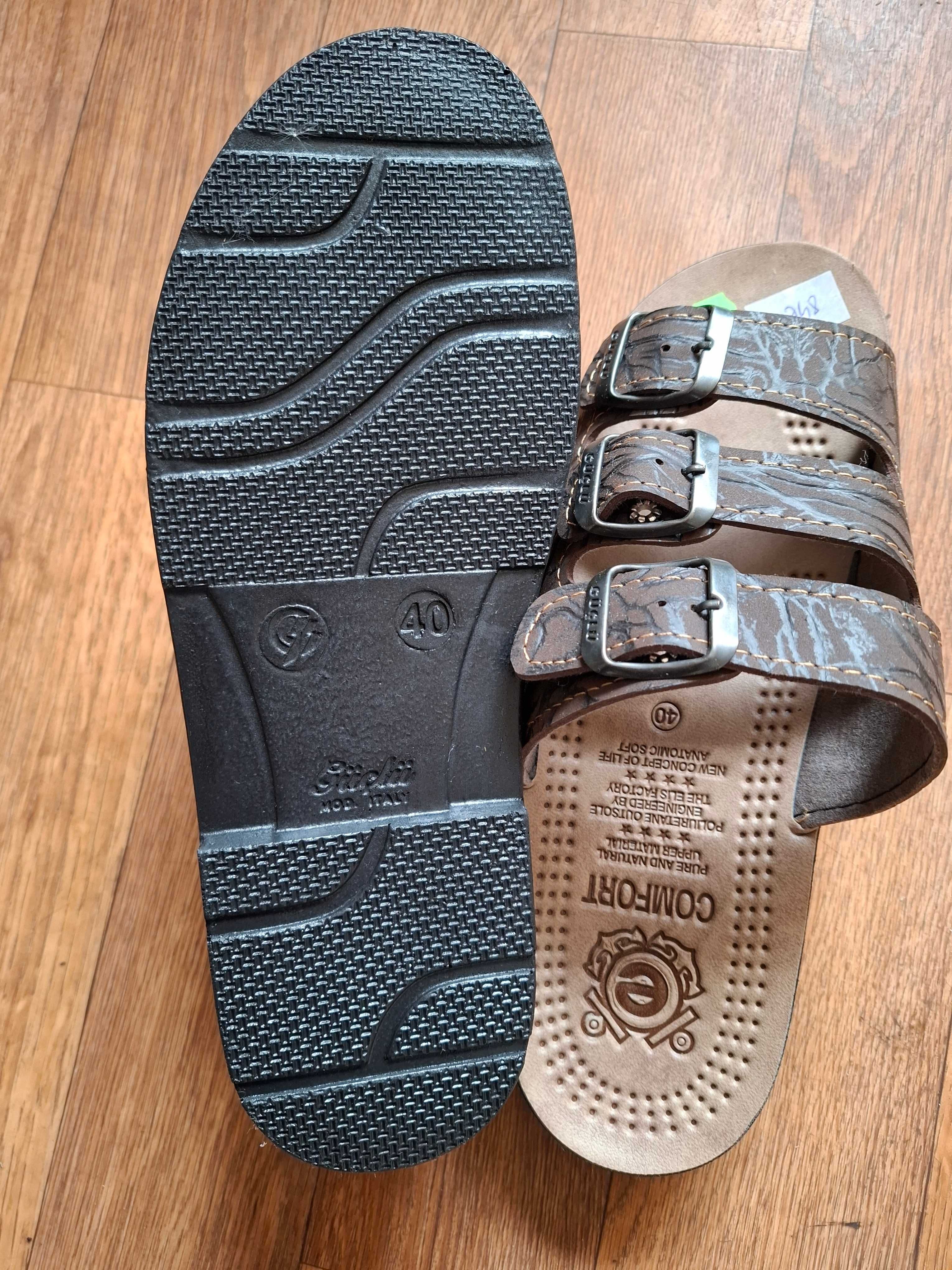 Klapki Meskie Roz 40