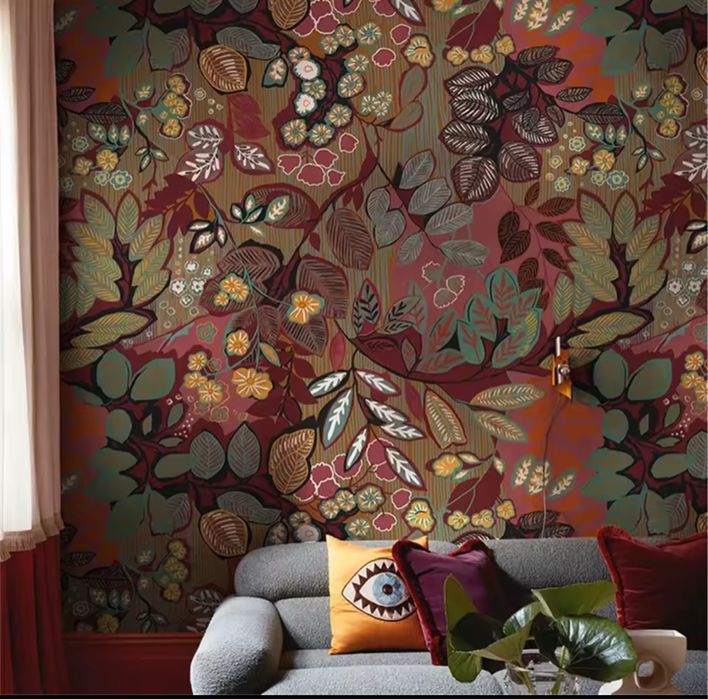 Шпалери з ефектом шовкової тканини