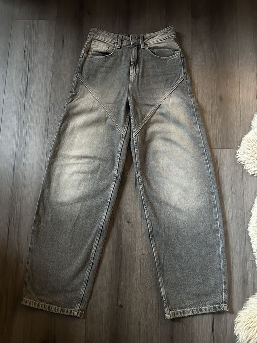 Широкі Джинси Baggy opium y2k з ефектом потертості