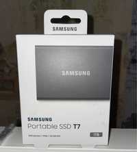 Samsung Portable SSD T7 1tb titanium gray накопичувач гарантія