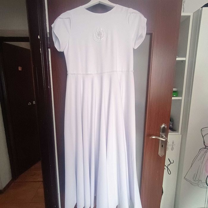 sukienka komunijna, alba, bolerko, halka