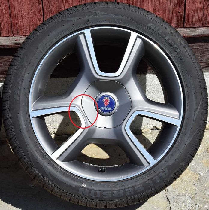 Oryginalne felgi/Genuine SAAB 9-3 Turbo X rims 18x7.5J 5x110 for sale