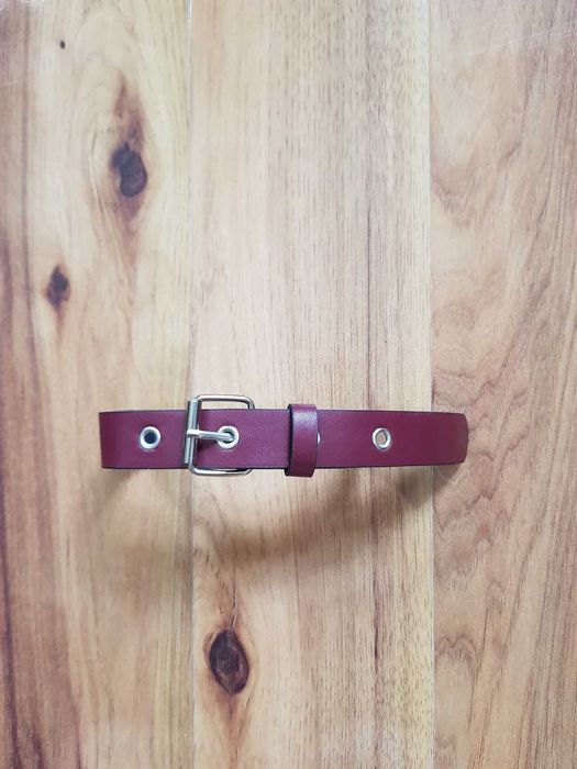 Brązowa obróżka dla psa obroża dla pieska dla psiaka elegancka