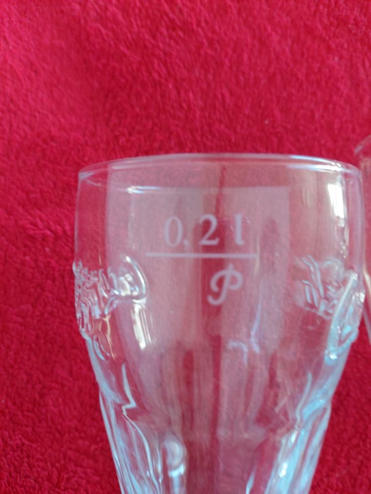 Szklanka Coca Cola przeźroczysta szklanka zestaw 0.2l 0.3l