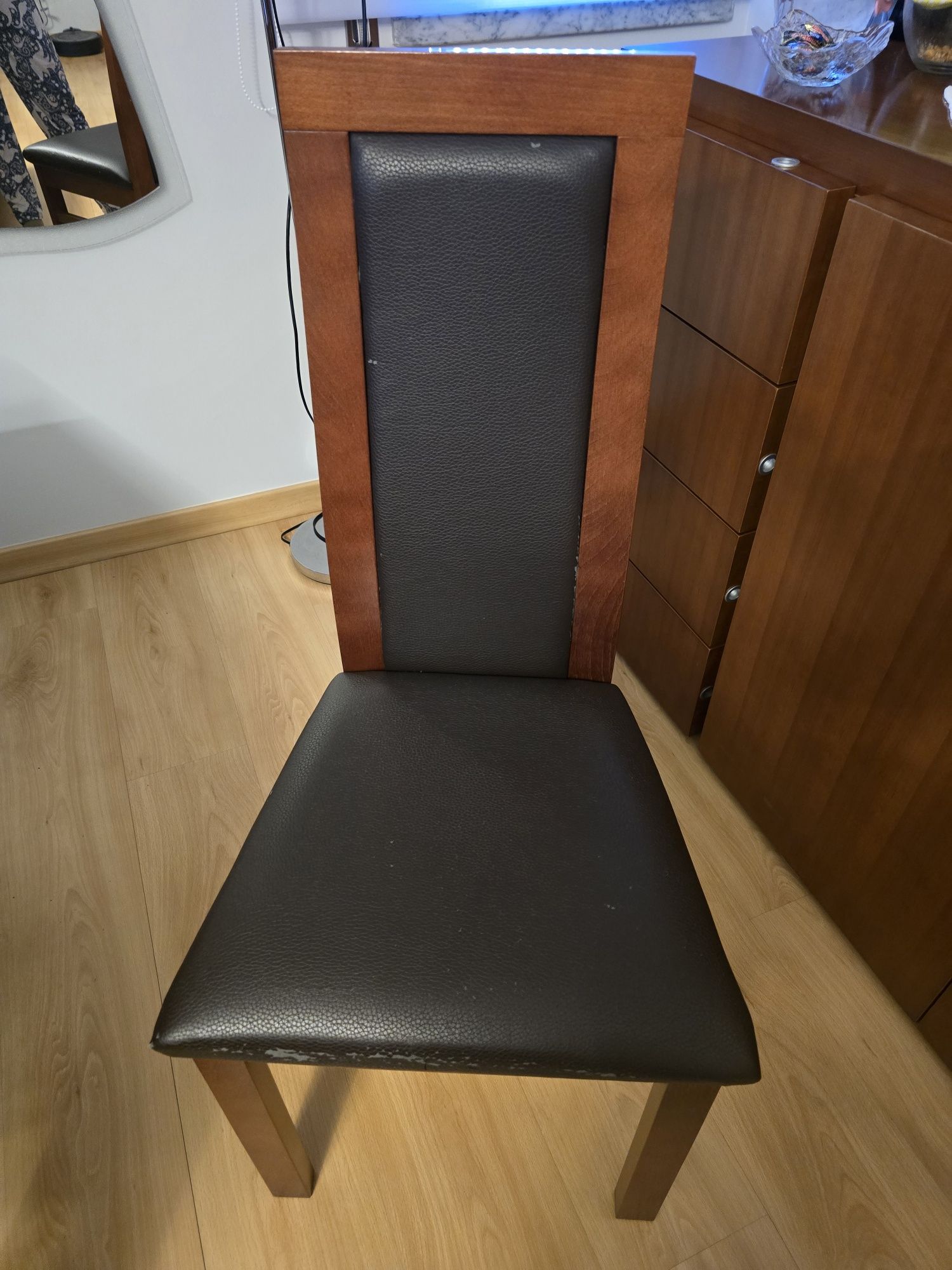 6 cadeiras cerejeira para a sala