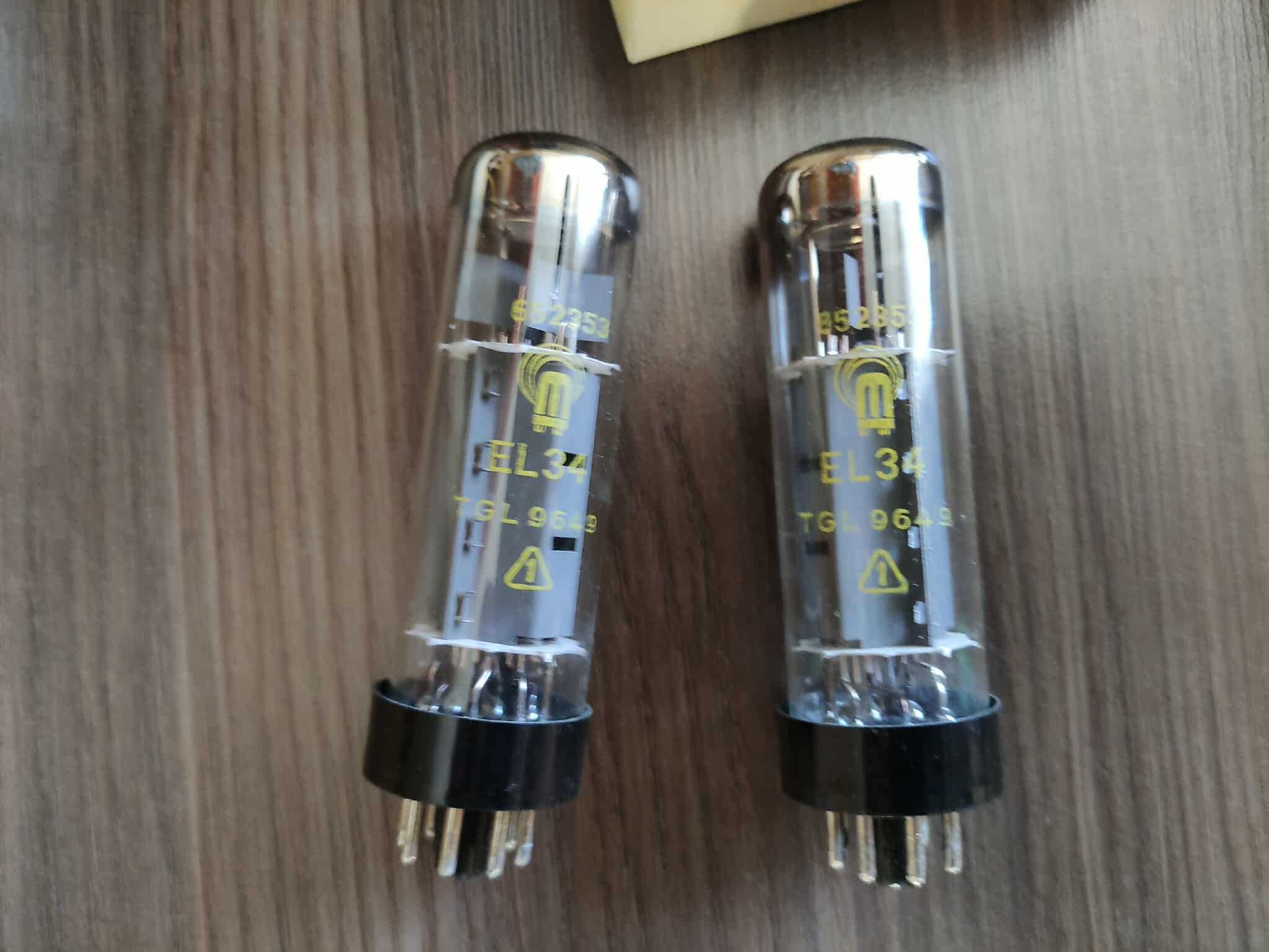 EL34 Lampa elektronowa RFT 2 sztuki