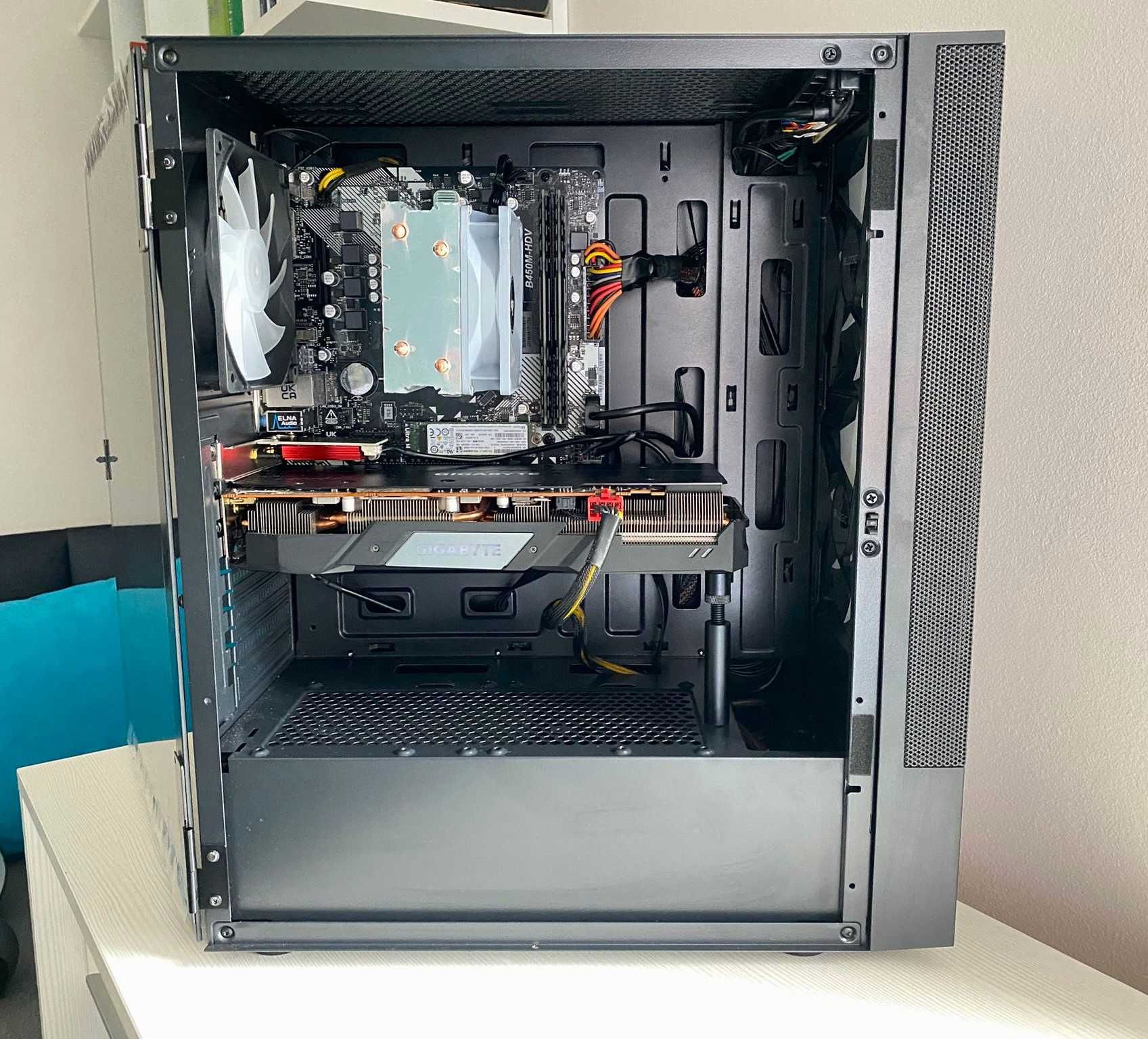 Komputer Gamingowy ARGB Ryzen5|RX5600XT|16GB RAM|SSD|WN11|WiFi,BT