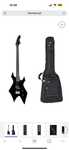 Gitara basowa Harley Benton z pokrowcem i wzmacniaczem