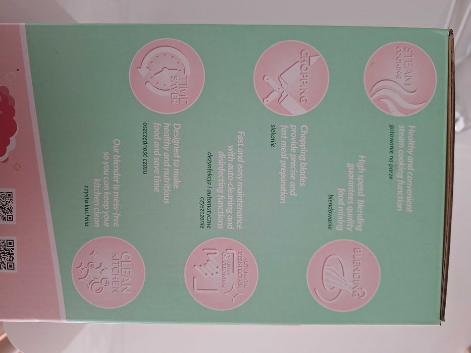 Neno Cibo - parowanie, blendowanie, siekanie posiłków dla niemowląt.