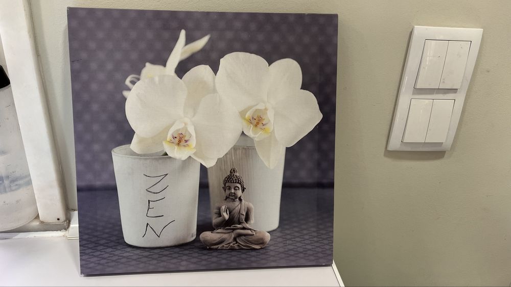 Conjunto de dois quadros pequenos