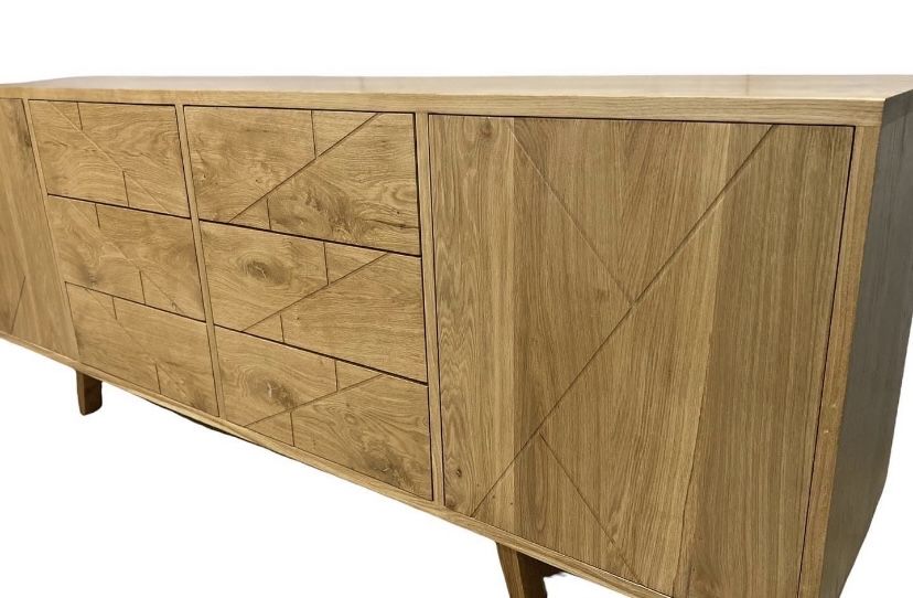 Komoda debowa , meble dąb , szafka loft