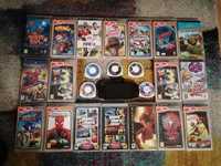 Psp rara + 23 jogos + 3 cases + câmara + estojo