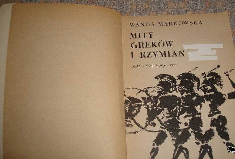 Mity greków, rzymian - Markowska /js