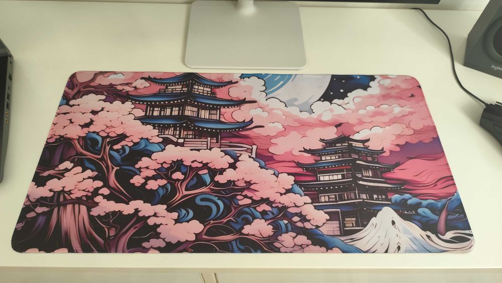 Podkładka Pod Mysz Myszkę Dla Graczy Kwitnące wiśnie 30x60cm