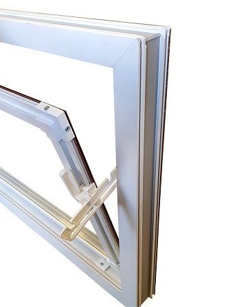 Okno 600 x 700 INWENTARSKIE Piwniczne Białe Antracyt Złoty Dąb Orzech