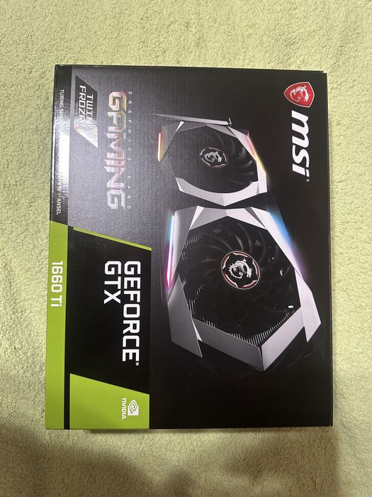 відеокарта MSI GeForce GTX 1660 Ti GAMING X.