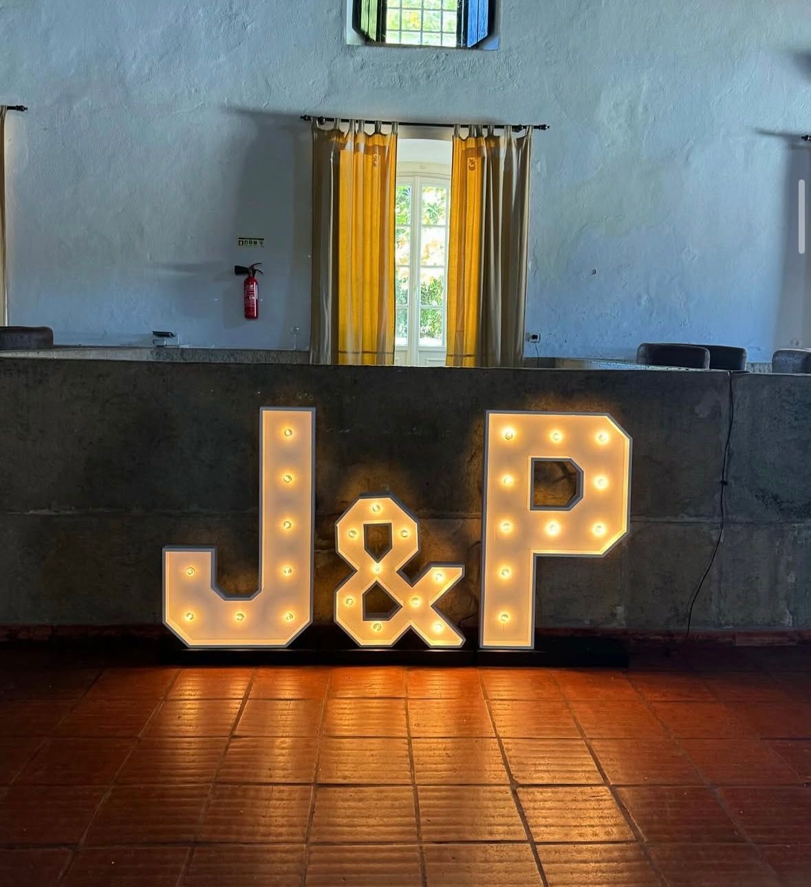 Letras gigantes para eventos