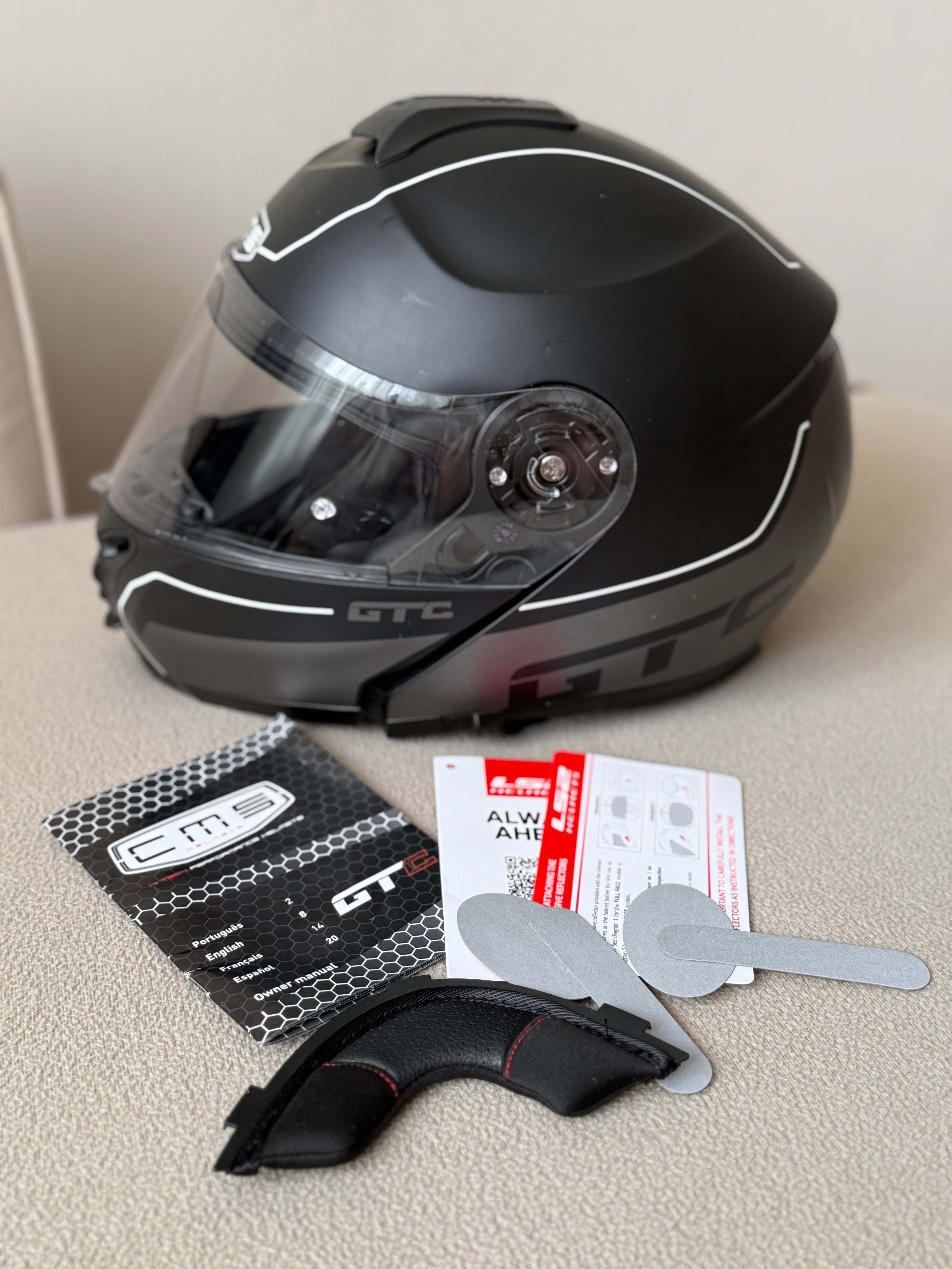 Мотошалом шолом CMS GTC Cruiser Black HELMETS