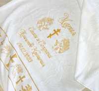 Плед на выписку, Теплая крыжма, готовые варианты крестильное полотенце
