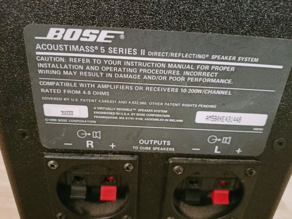 Bose, głośnik, subwoofer pasywny -Aciustimass 5 series2.