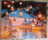 Gotowy obraz - malowanie po numerach Wenecja na ramie 40x50  cm