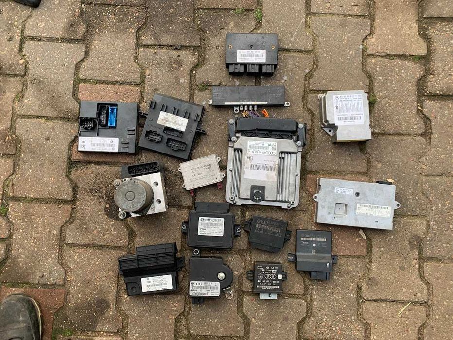 блок управління двигуном ABS радіо Bluetooth тормозом Audi A6 C6 A4 B7