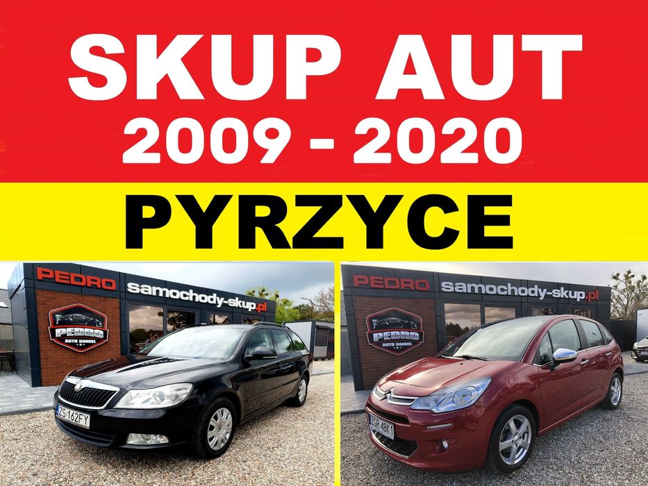 PEDRO – SKUP AUT PYRZYCE (2009r-2020r) - Sprawne lub do naprawy