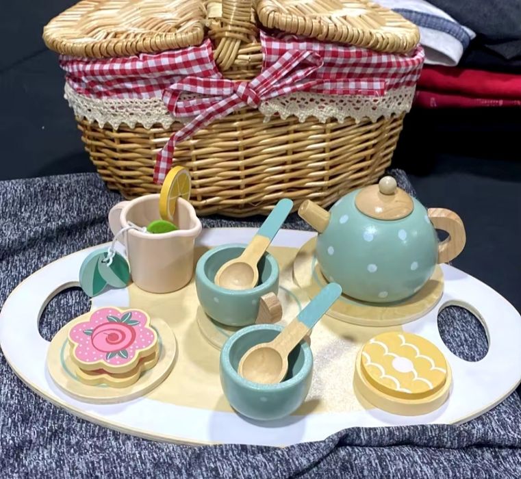 РОЗПРОДАЖ! Набір  з 14 предметів Монтессорі Чайна церемонія фірми Kabi