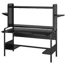 FREDDE Secretária p/gaming, preto, 140/185x74x146 cm IKEA